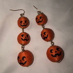 pumpkin earrings